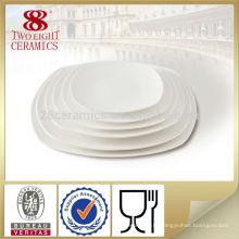 Белая эмаль кухонная посуда тарелка, западная посуда наборы для семейного пользования